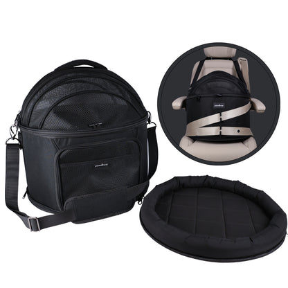 Pawsincar Crash-Tested Small Dog Car Seat